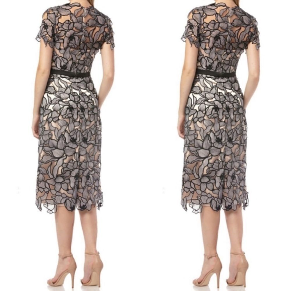 BHLDN + JS COLLECTION Soutache Lace midi dress